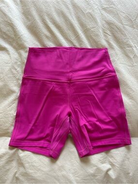 lululemon athletica High-Rise Magenta Bike Shorts